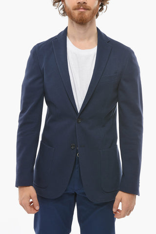 CC COLLECTION Jersey RESET Blazer with Patch Pockets