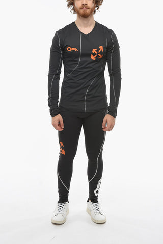 ACTIVE Printed Logo COMPRESSION Thermal T-Shirt