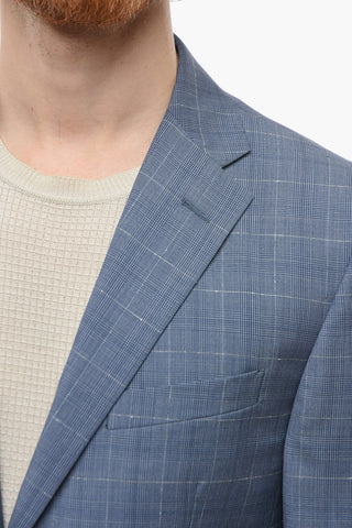 CC COLLECTION Virgin Wool REFINED Suit with District Check Motif