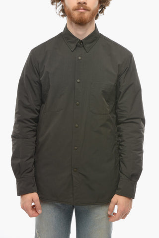Padded Jacket with Chest Pocket and Collar
