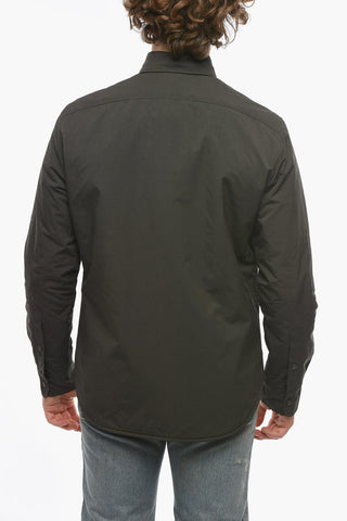 Padded Jacket with Chest Pocket and Collar
