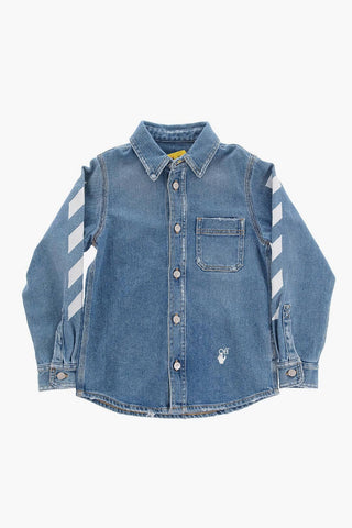 Denim Overshirt with Breast Pocket