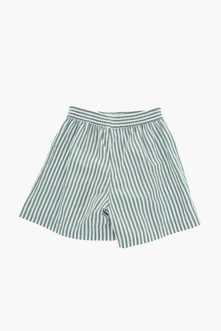 Awning Striped Double Pleat Shorts