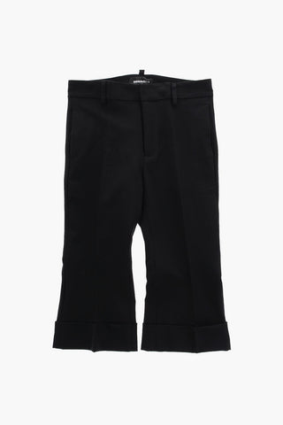 Cuffed Hem Elegant Pants