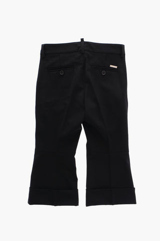 Cuffed Hem Elegant Pants