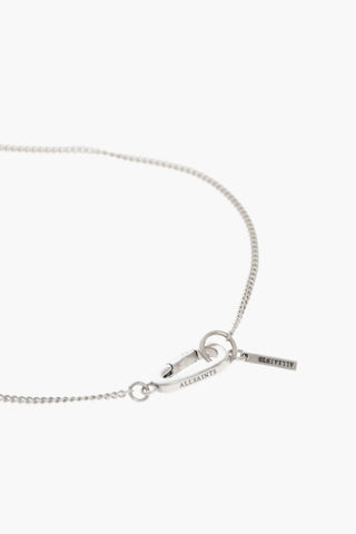 Collana in Argento con Ciondolo a Forma di Cuore Spezzato