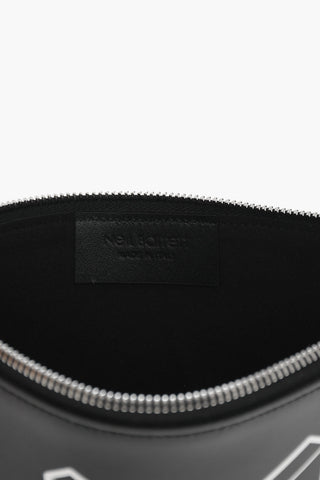 Printed Leather 3D BOLT Clutch