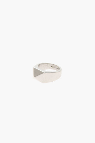 Anello Geometrico IMAI in Argento Con Sigillo