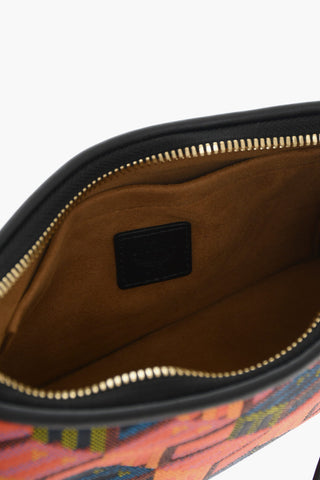 Crossbody Bag with Jacquard Cubic Monogram Motif