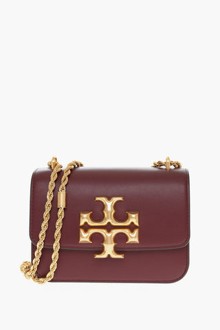 Borsa a Spalla ELEANOR SMALL in Pelle con Applicazione Logo