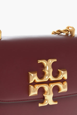 Borsa a Spalla ELEANOR SMALL in Pelle con Applicazione Logo