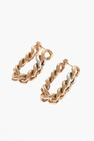 Orecchini a Catena in Ottone 
