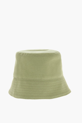 Cappello Bucket in Cotone con Logo Ricamato