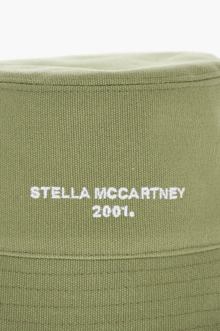 Cappello Bucket in Cotone con Logo Ricamato