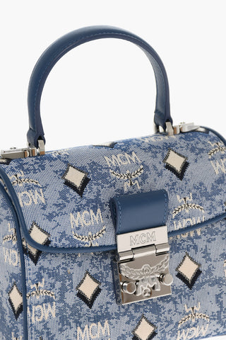 Vintage Monogram Jacquard TRACY Crossbody Bag with Laurel Lock Closure