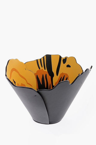 JOE BRAINARD Vaso da Fiori PANSY In Pelle Intarsiata