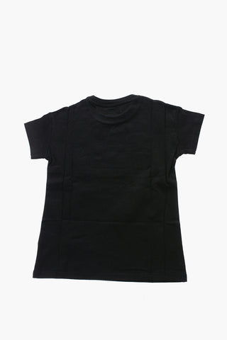 Golden Tiger Crest Printed Crew-Neck T-shirt