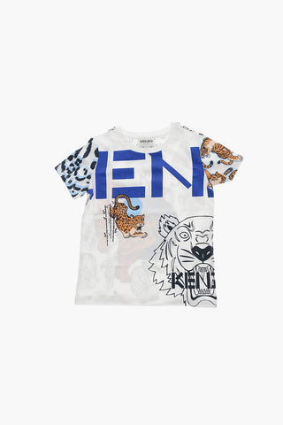 All Over Tiger Printed Crew-Neck T-shirt