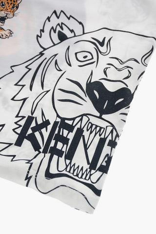 All Over Tiger Printed Crew-Neck T-shirt