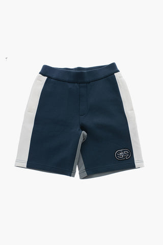 EMPORIO Contrasting Side Bands Two-Tone Shorts