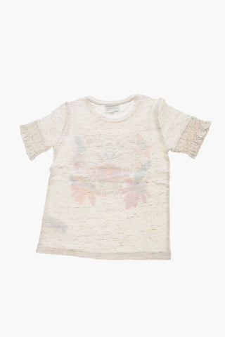 T-shirt Girocollo con Stampa Tiger Crest