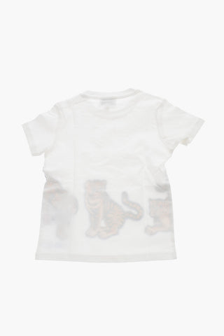 Tiger Crest Printed Shorts And T-shirt Set