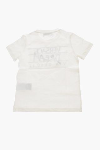 T-Shirt Girocollo Stampata sul Fronte