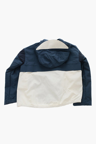 EMPORIO Hooded Windbreaker Jacket with Hidden Closure