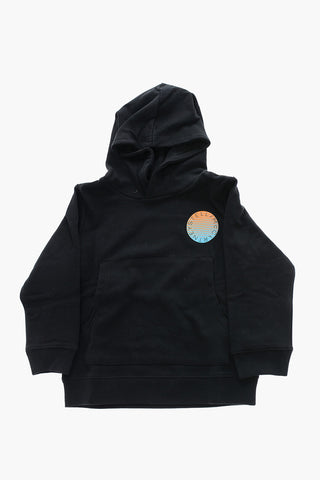 Felpa Hoodie DESERT DAZE in Cotone Garzato Stampata