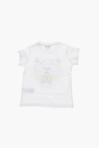 Crew-neck T-Shirt with Maxi Front Print