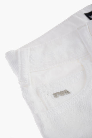 EMPORIO Jeans in Denim Stretch con Logo Argentato