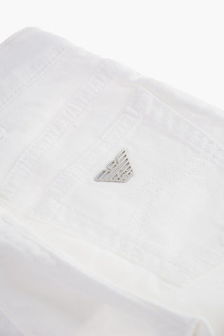 EMPORIO Jeans in Denim Stretch con Logo Argentato