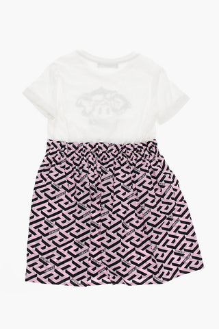 MEDUSA SMILEY Printed Dress with LA GRECA Pattern