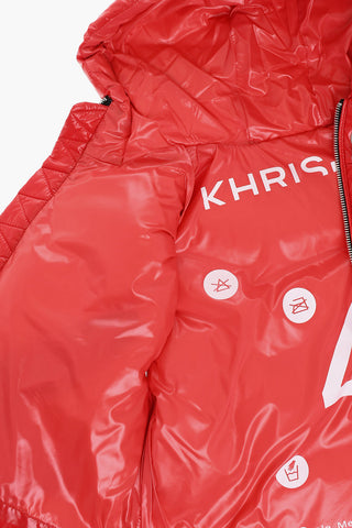 Sleeveless Puffy jacket with Logoed Laces
