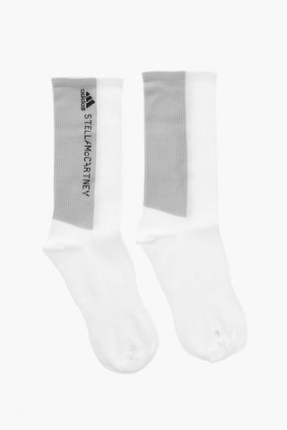 STELLA MCCARTNEY Two-Tone Ribbed Socks