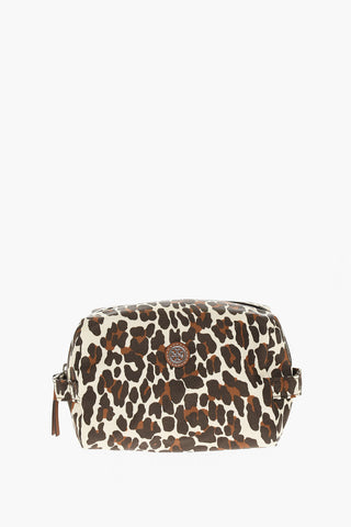 Animal Motif VIRGINIA Necessarie with Leather Trim