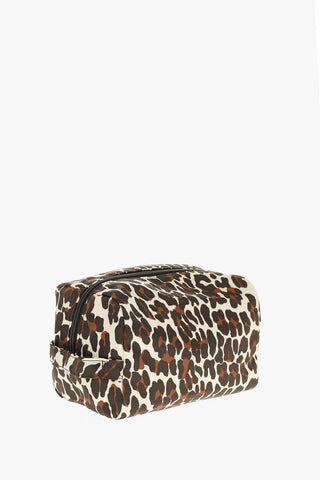 Animal Motif VIRGINIA Necessarie with Leather Trim