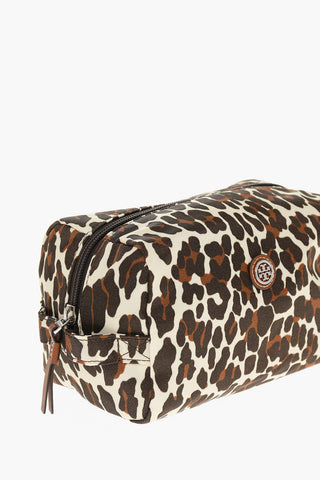 Animal Motif VIRGINIA Necessarie with Leather Trim