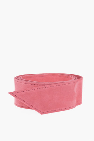 Solid Color Suede Belt 60mm