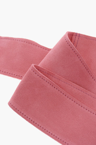 Solid Color Suede Belt 60mm