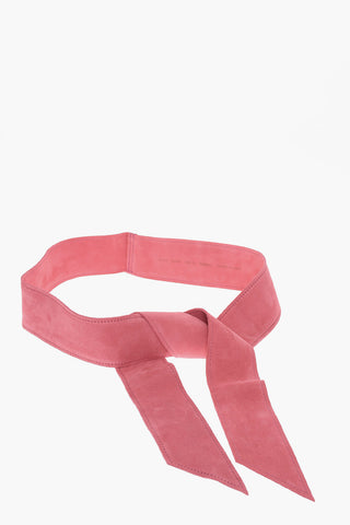 Solid Color Suede Belt 60mm