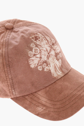 Cappello Baseball in Cotone Effetto Tie-Dye