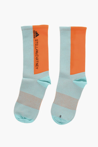 STELLA MCCARTNEY Two-Tone Ribbed Socks