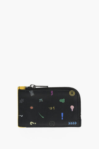 Printed Leather Card Holder
