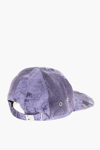 Cappello Baseball in Cotone con Dettagli in Metallo