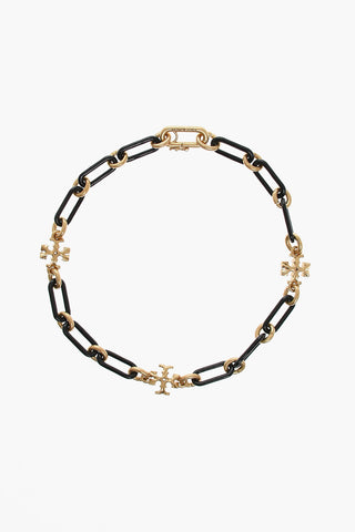 Two Tone Brass and Enamel ROXANNE Chocker