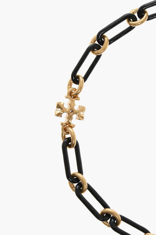 Two Tone Brass and Enamel ROXANNE Chocker