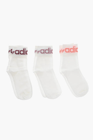 3 Pairs of Socks Set with Colored Logo