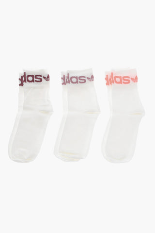 3 Pairs of Socks Set with Colored Logo