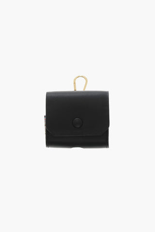 Leather Airpods Case with Multicolor Elastic Side Band
